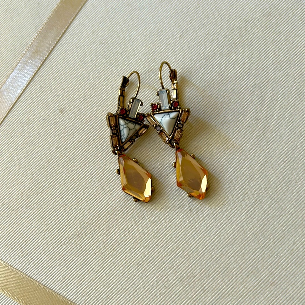 Anthropologie Art Deco Earrings